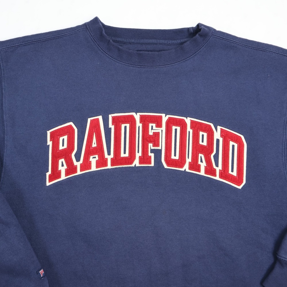 JanSport Radford University Sweatshirt Medium Navy Blue Vintage Crewneck